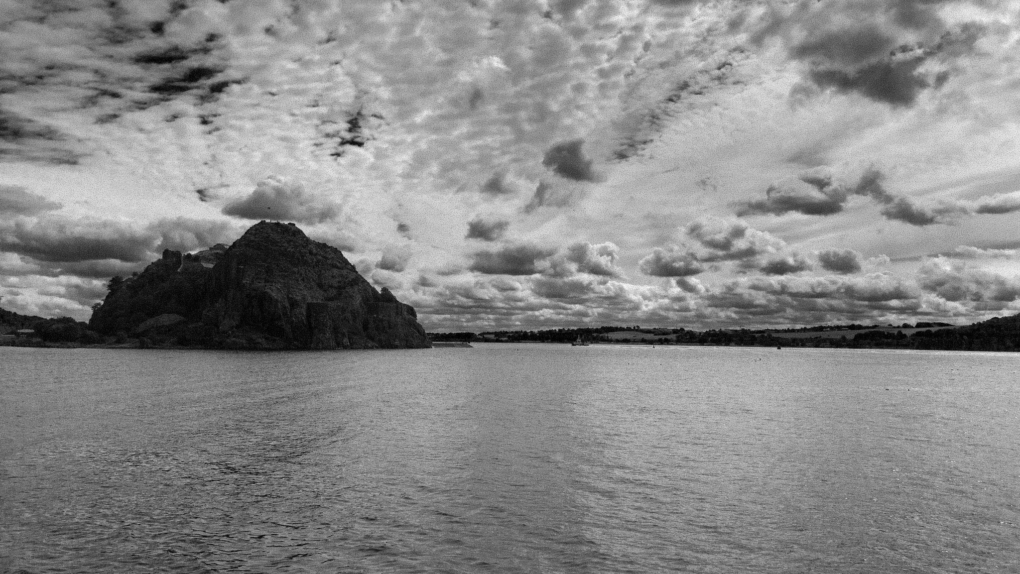 Dumbarton Rock on a Dreich Day