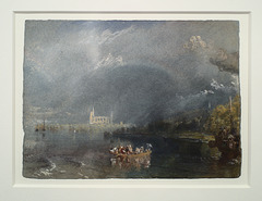 Turner; Jumièges, 1832, gouache et aquarelle