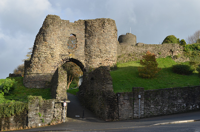 Cornwall, Launceston Castle Entrance