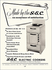 General Electric Oven Ad, 1950