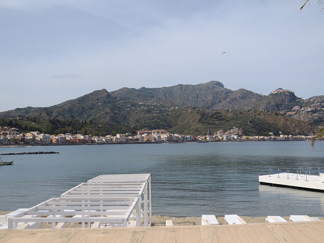 IBaie de Naxos depuis Giardini Naxos