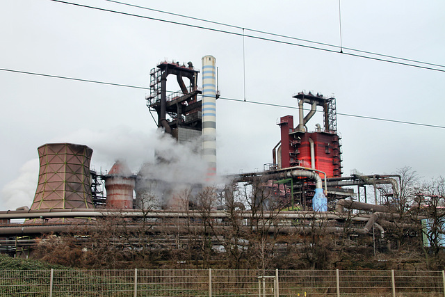 ThyssenKrupp Steel, Hochöfen 8 und 9 (Duisburg-Beeck) / 8.01.2022
