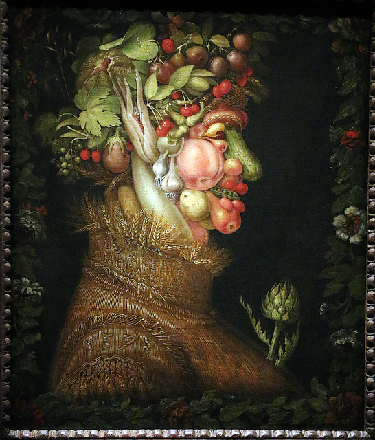 Le Printemps - Oeuvre de Giuseppe Arcimboldo - Exposition Végétal aux Beaux-Arts de Paris