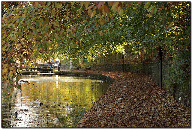 HWW ~ Uppermill Canal basin in Autumn