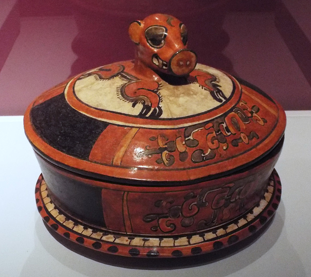 Maya Lidded Vessel with a Peccary in the Metropolitan Museum of Art, December 2022