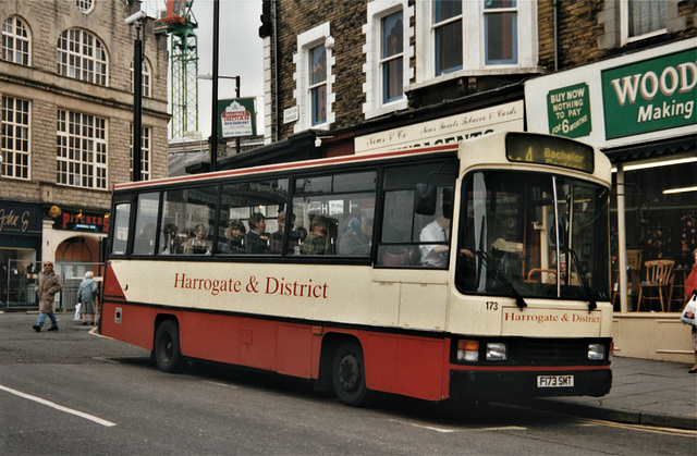 Harrogate & District 173 (F173 SMT) in Harrogate – 25 Mar 1998 (384-13)