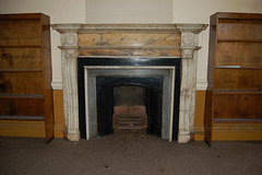 Chimneypiece, Ground Floor, St Helen's House, King Street, Derby, Derbyshire (now restored)