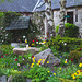 May Courtyard garden colours