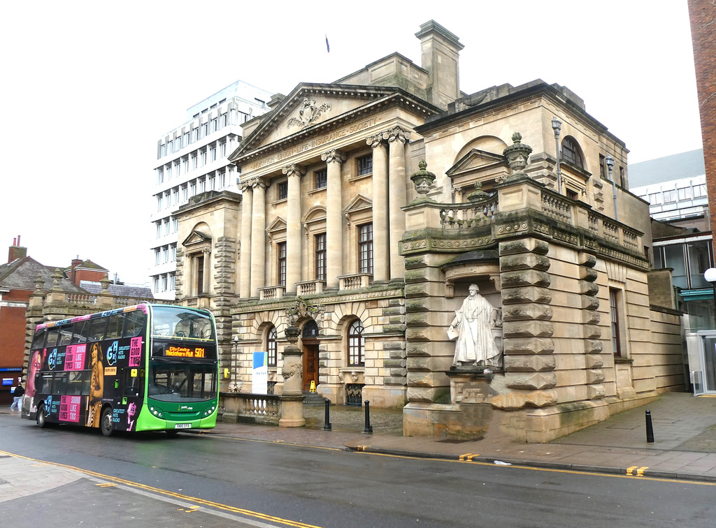 Konectbus (Go-Ahead Group) 600 (SN10 CFD) in Norwich - 9 Feb 2024 (P1170441)