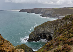 View south over Trevellas Cove
