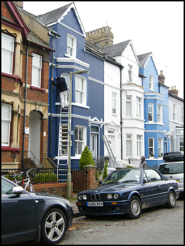 painting over the brickwork