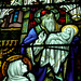 Detail of Owen Memorial Stained Glass, Osmotherley Church, North Yorkshire