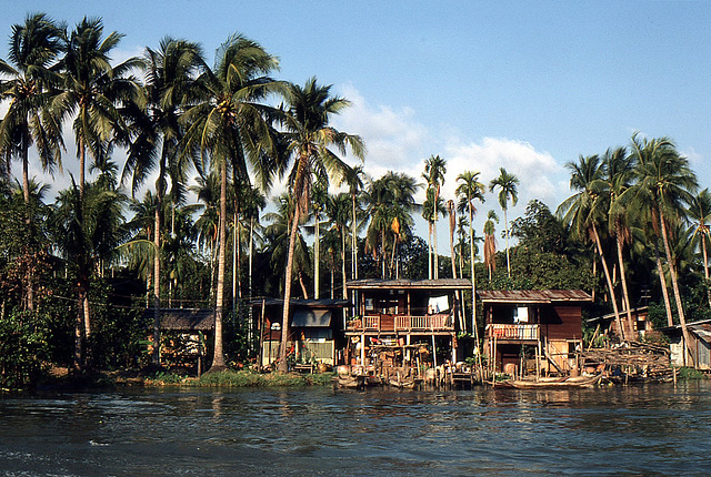 Trügerische Idylle Khlongs 1981