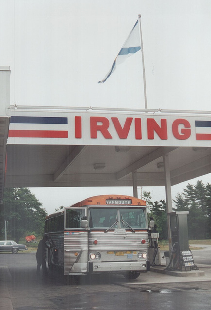 MacKenzie Bus Line 30 at Sable River - 10 Sep 1992 (176-33)