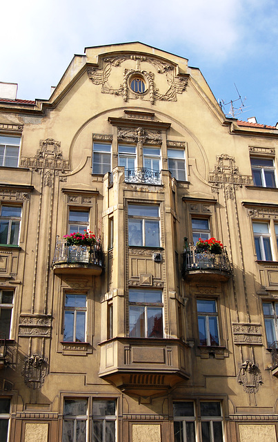 Late Nineteenth Century Apartments,Valentinská. Prague