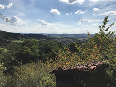 Blick in Richtung schwäbische Alb