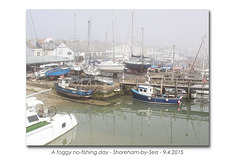 A foggy no-fishing day - Shoreham - 9.4 2015