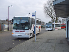 Coach Services of Thetford W262 UBC (8150 RU, VIL 9336) and SN63 NBB in Mildenhall - 5 Feb 2018 (DSCF0707)