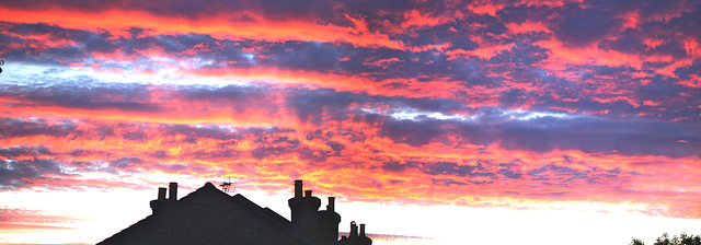 Bromley Red Sky at Night