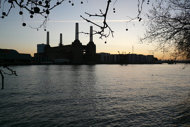 Battersea Power Station At Dusk