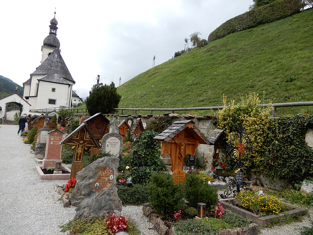 Die Prarrkirche von St. Sebastian in Ramsau