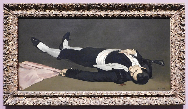 Dead Toreador by Manet in the Metropolitan Museum of Art, December 2023