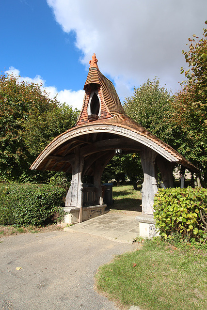 Lytch Gate by Edward Prior 1890, St Mary and St Peter's Church, Kelsale, Suffolk