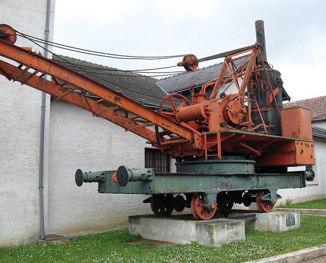 flèche grue a vapeur 1900