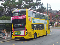 DSCF3657 Yellow Buses 203 (SN17 MTX) in Bournemouth - 27 Jul 2018