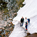 Alan and Steve near The Red Burn,Ben Nevis Path 16th May 1994.