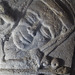 penshurst church, kent (44)cross tomb slab with relief effigy of praying woman, perhaps latest c13