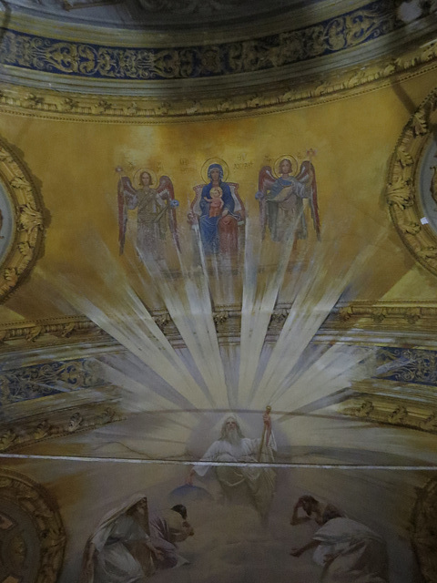 Acireale, Cathédrale : plafond.