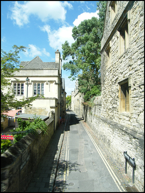 looking up Brewer Street