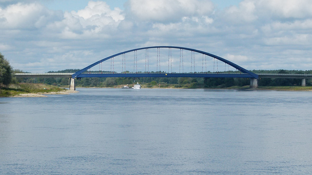 Neue Elbbrücke bei Dömitz