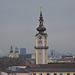 Linz, Minoritenkirche (View from Linzer Schloss)