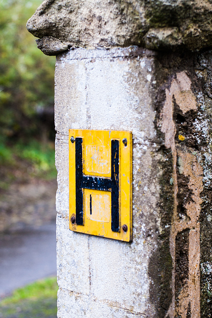 Fire Hydrant Sign