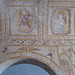 Frescoes inside a Roman villa (1st to 4th centuries).
