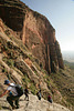 Descending from Shimbrety towards Idega Arbi