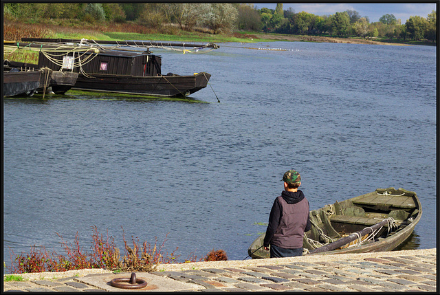 Port de La Possonnière . (Maine et Loire).