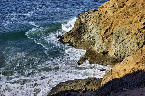 At the Foot of the Cliffs – San Gregorio Beach State Park, San Mateo County, California
