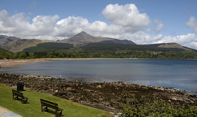 Brodick towards Goatfell