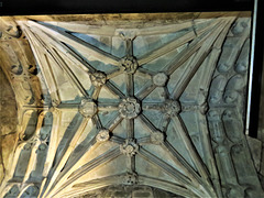 shaftesbury st peter church, dorset , c16 porch vaulting (2)