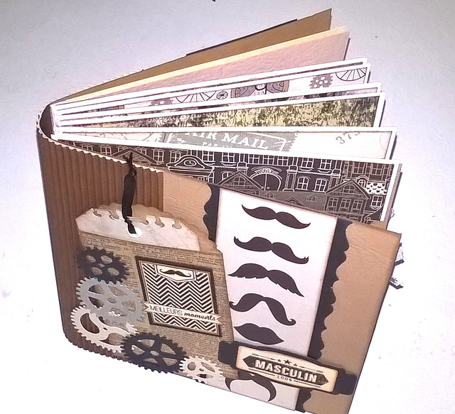 Scrapbooking - Album masculin