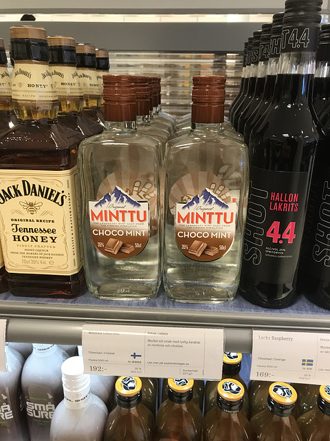 at the Swedish liquor store