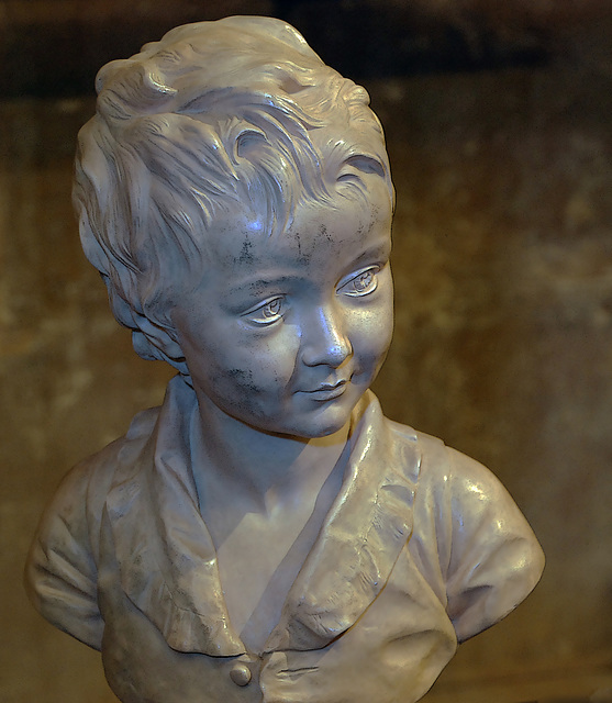 Buste d'Alexandre Brongniart de Houdon - Musée du Louvre .