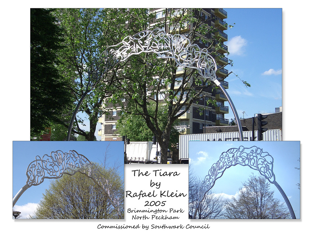 'Tiara' by Rafael (Randy) Klein in Brimmington Park -  North Peckham - 18.4.2006