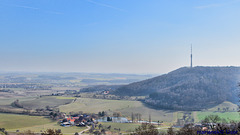 Blick vom Waldenburger Hochwächterturm nach Osten