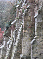 shaftesbury gold hill, c13 etc abbey precinct wall buttresses (1)