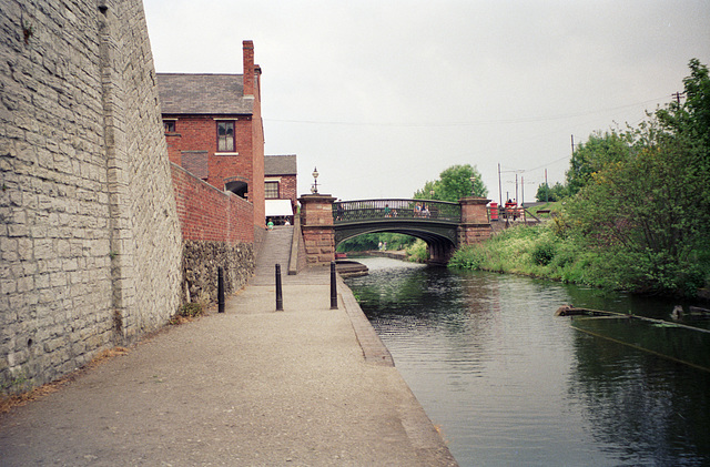 Canal Street Bridge, Black Country Museum (Scan from 1992)