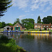 Narrowboats On The Wey